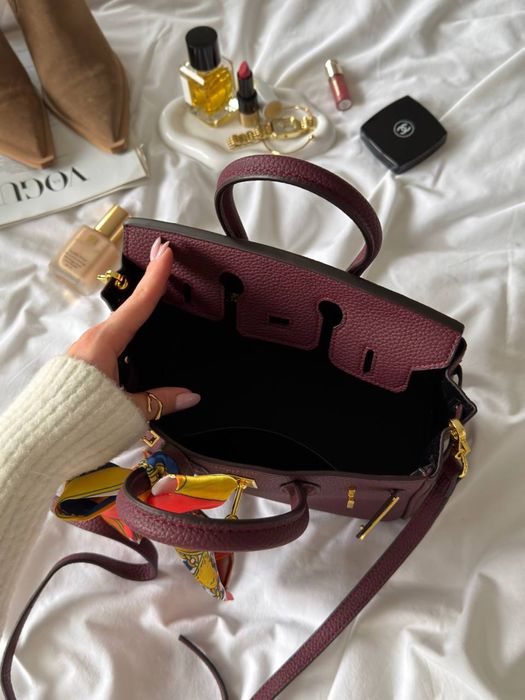 Сумка Hermès Birkin 25 / 30 Burgundy/Gold