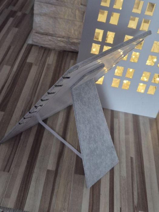 Biżuteria Stojak Ekspozytor Szary BDB