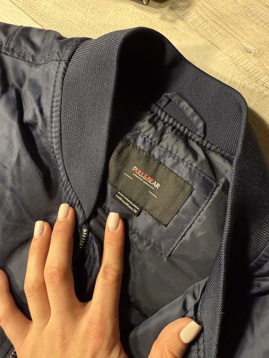 Бомбер Pull&Bear куртка чоловіча вітровка тактична куртка трекінгова