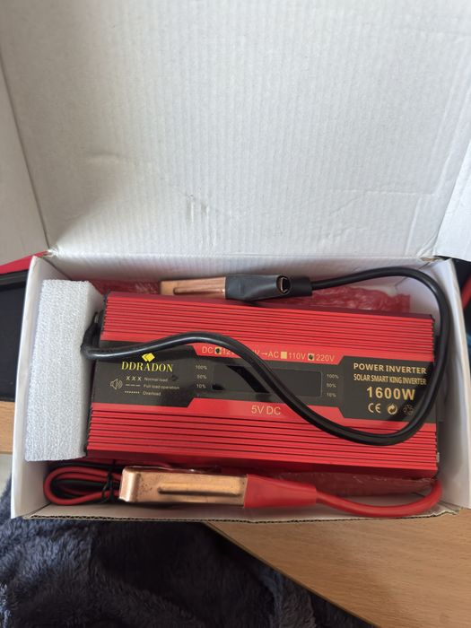 Інвертор автомобильний Inverter dragon 1600w 12v ac220v