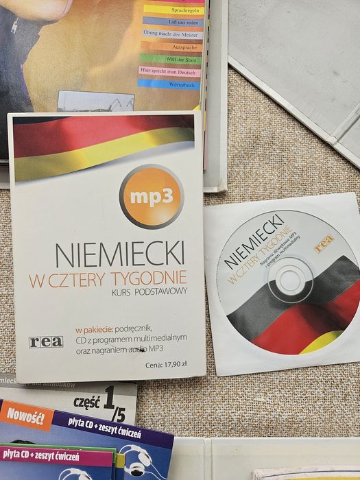 Easy Deutsch 5 segregatorów inne  plus kursy do nauki niemieckiego