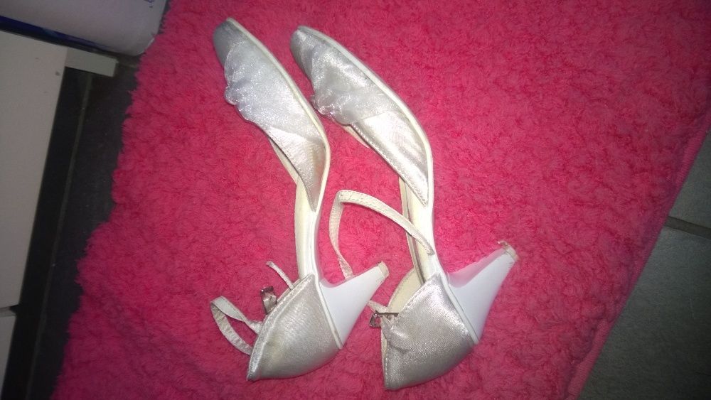 Buty białe, ślub, komunia . Rozmiar 35