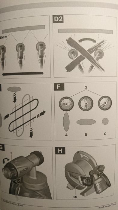 Pulverizador de tinta e vernizes etc. Marca Bosch