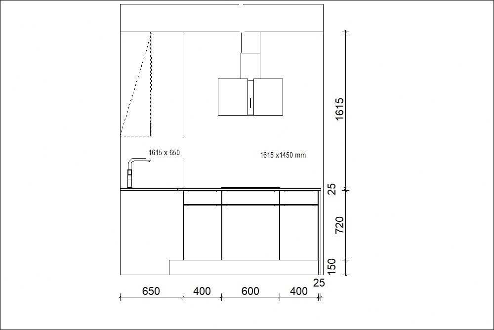 Meble kuchenne ATLAS – wyprzedaż – model NELA z blatem laminowanym