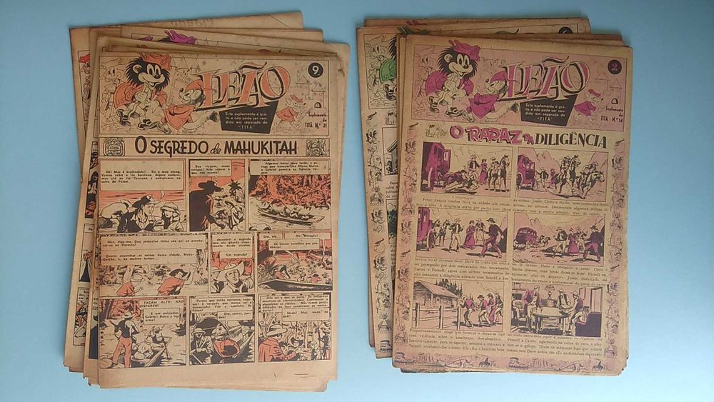 "O LEÃO" (Suplemento do TITÃ) -Col completa 18 fascículos com separata