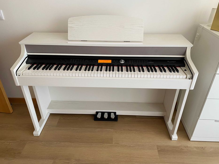 Piano Digital Thomann DP-95 WH (Branco) + Banco Regulável