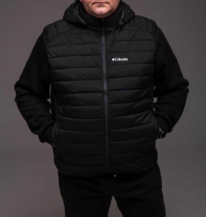 Жилетка больших размеров мужская Columbia до 0° осенняя весенняя батал