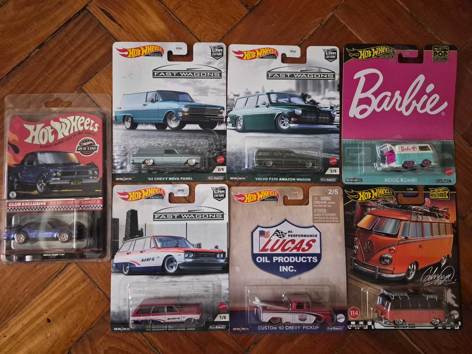 Lote Miniaturas Coleção: Hot Wheels Premium, RLC, Mini GT, Tarmac Works