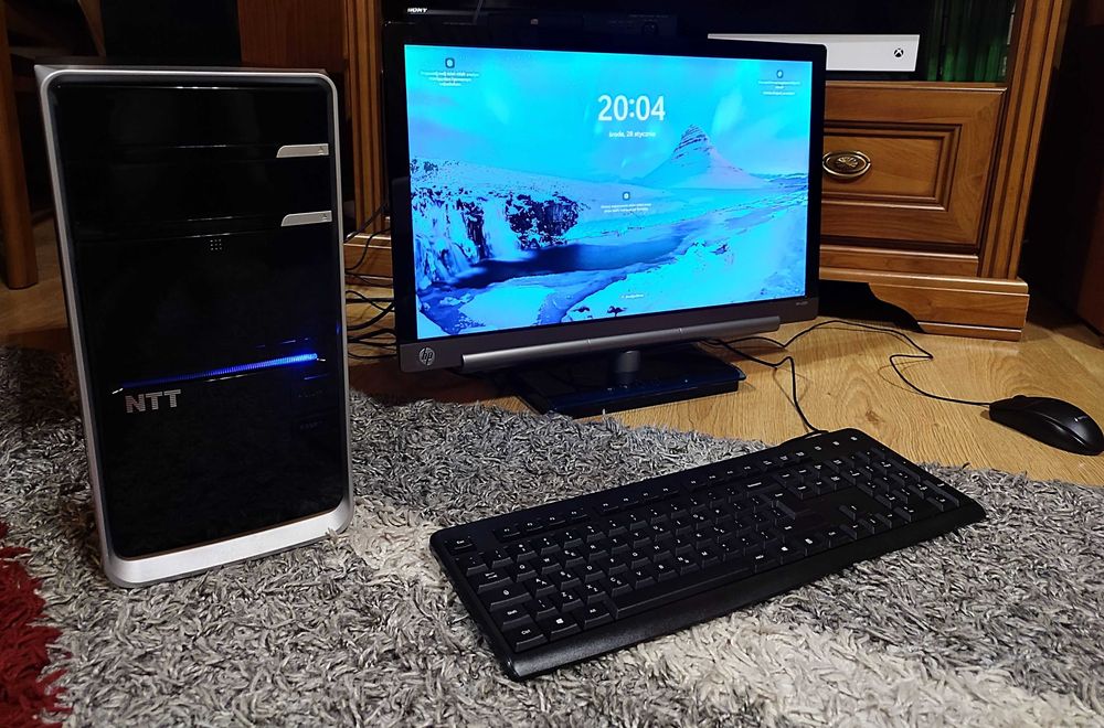 Ntt i5 Radeon ssd hdd ddr4 komplet z monitorem