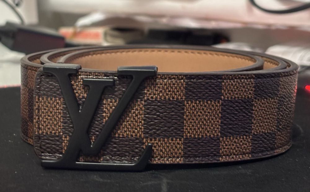 Modny męski pasek louis vuitton paris