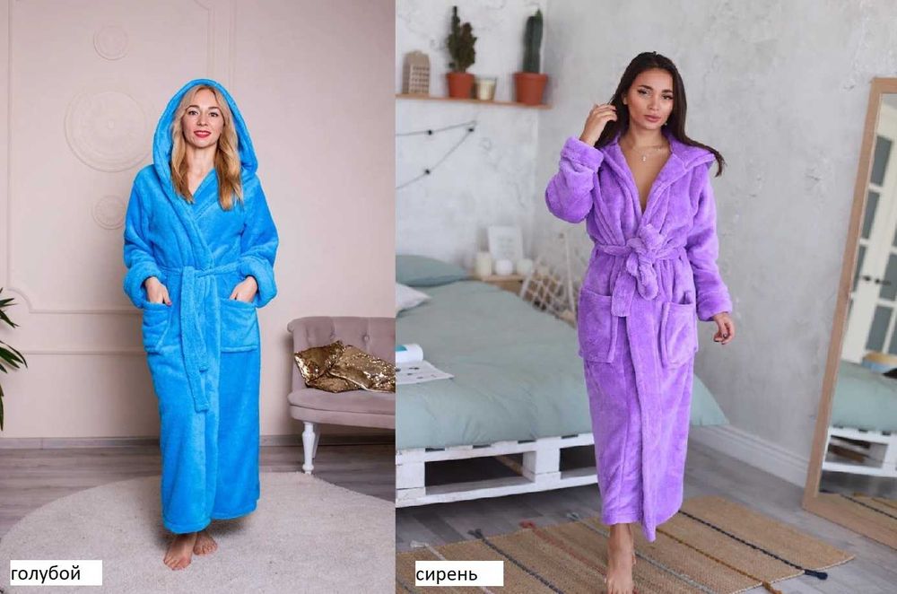 Женский длинный махровый халат, супер качество ,Халат теплый, НОВИНКИ