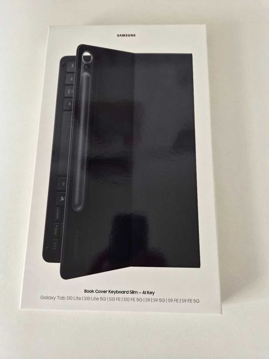 Capa Teclado Slim Tab S10 FE / S10 Lite / S9 / S9 FE - Preto