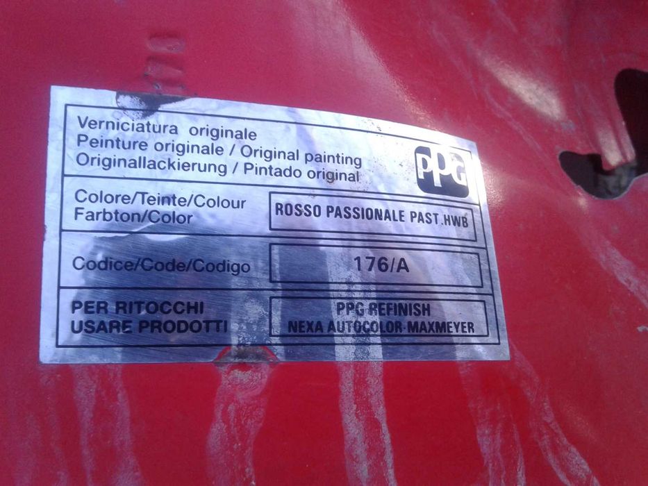 Fiat Grande Punto 1.4 8V benzyna Drzwi Klapa Zderzak Szyba Maska Lampa