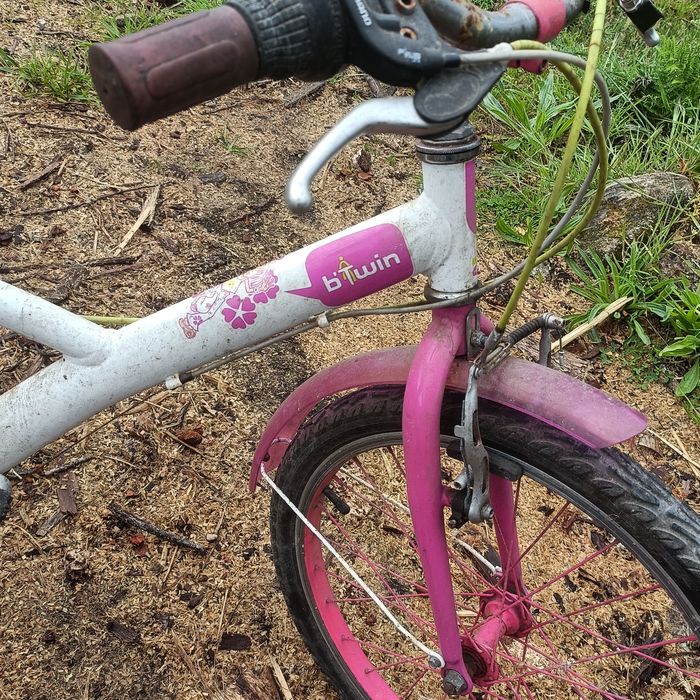 Vendo bicicleta de menina roda  20 em bom estado só precisa de ser limpa pois estava arrumada  não faço entregas sou de macieira de cambra