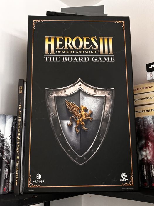 Heroes III The Board Game 2x Big Box wszystkie dodatki