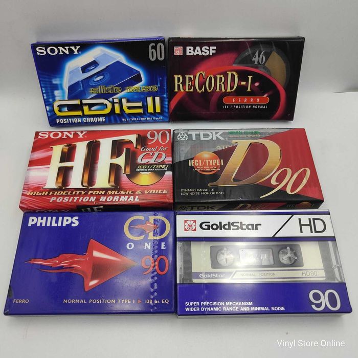 Diversas Cassetes Audio SONY, BASF, TDK, Philips