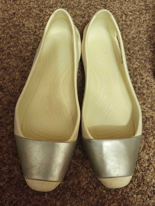 Медичні крокси-балетки 37 білі