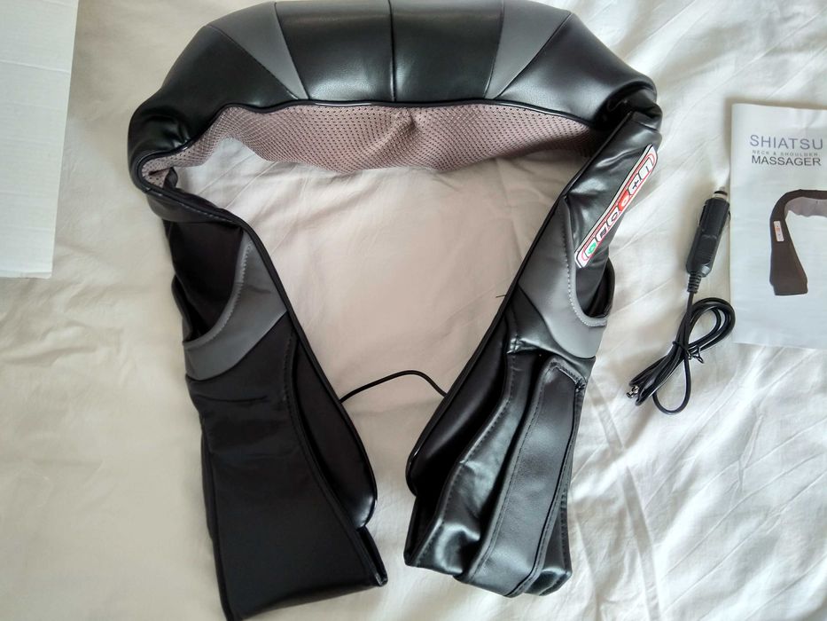 Massajador em forma de U ideal para pescoço, dor nas costas