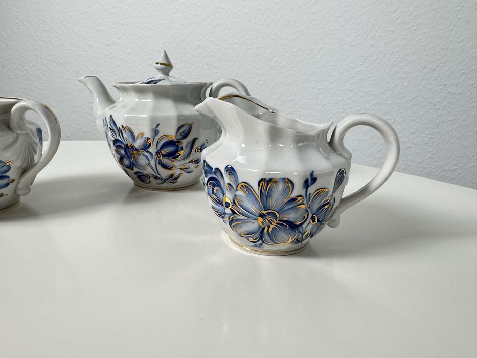 Środek Stołu Verbilki Rosyjska porcelana recznie malowana