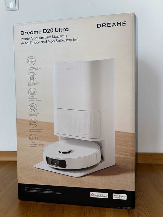 Новий Робот-пилосос Dreame Bot D20 Ultra