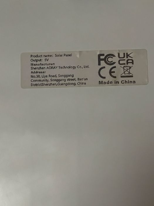 Солнечная панель USB 5V