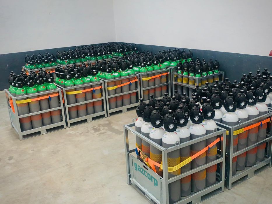 Garrafas de Gás Industrial