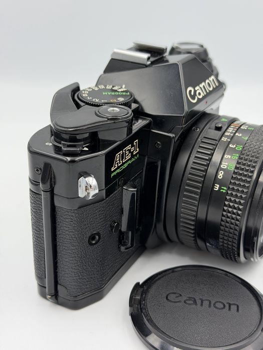 Canon AE 1 Program + 50mm 1.8 FD top stan po serwisie Czarna Piękniść Nowe uszczelnienia