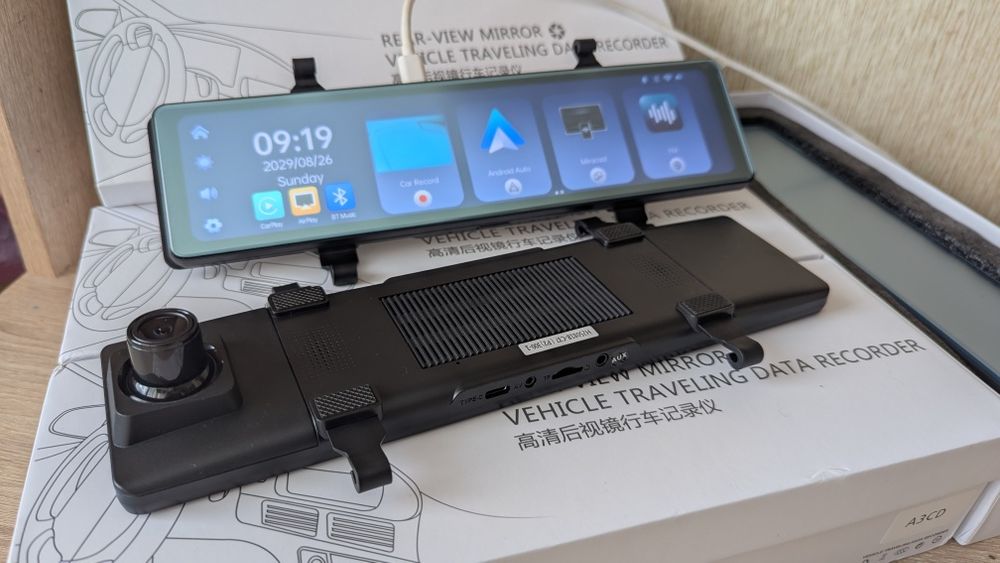 12* 4K зеркало відеореєстратор android зеркало видеорегистратор WiFi