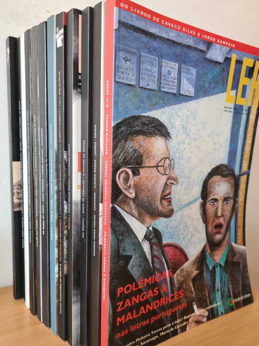 13 números da revista LER do Círculo de Leitores