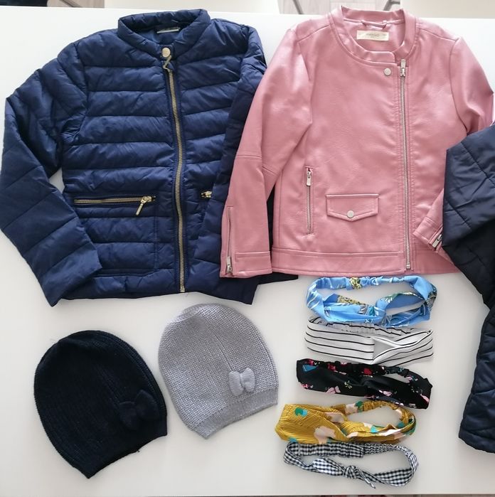 Paka ubrania dla dziewczynki rozmiar 122/128 cm Zara H&M C&A Lindex