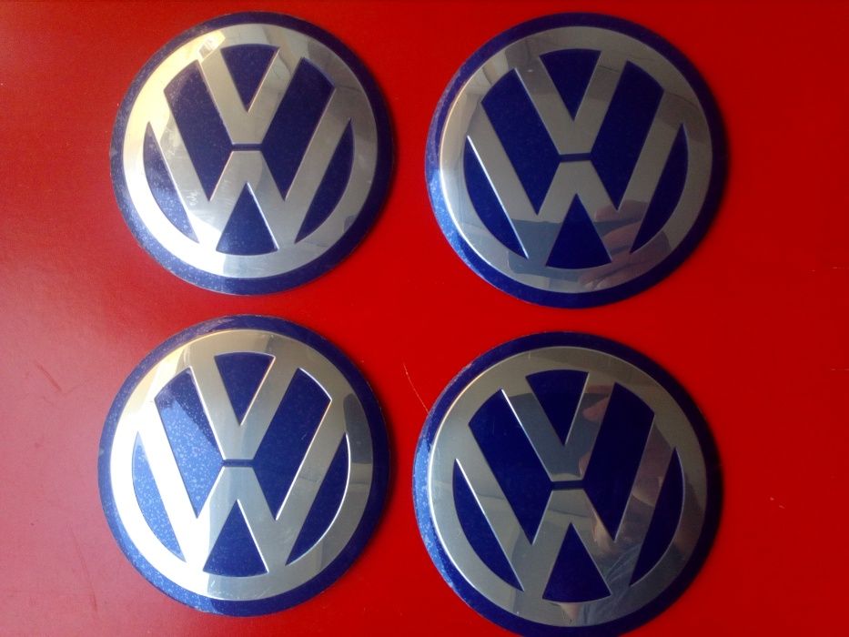 Símbolos Logótipos 90mm emblemas centros jante tampas colar VW Seat