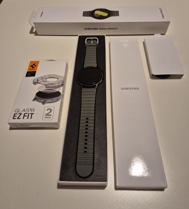 Samsung Galaxy Watch 7 44mm zielony -ZESTAW-
