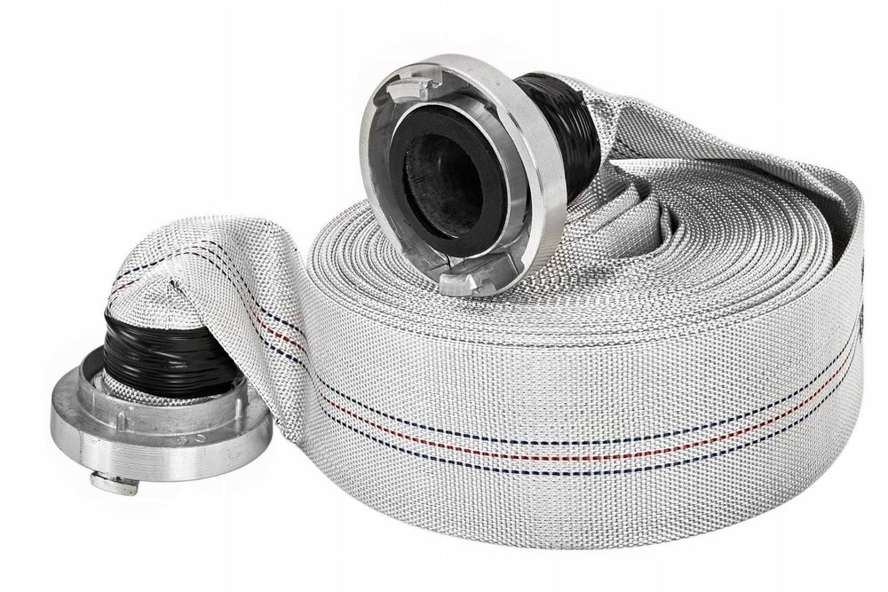 WĄŻ STRAŻACKI PARCIANY Do Wody 3" Cale 20M Z Szybkozłączkami Hydrantu