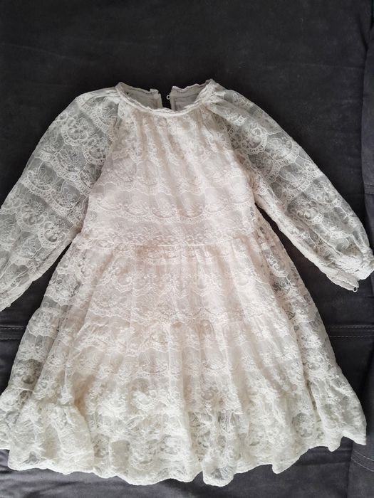 Дитяча мереживна сукня zara,платье zara 116-122cm
