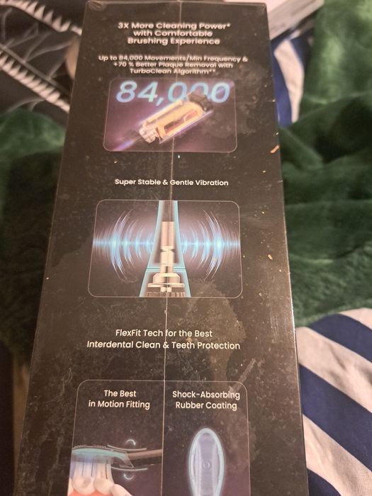 Szczoteczka soniczna do zębów Oclean X ultra S czarna