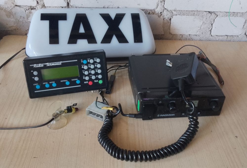 Zestaw Taxi terminal radio,kogut.