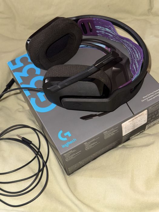 Навушники з мікрофоном Logitech G335 Wired Gaming Black