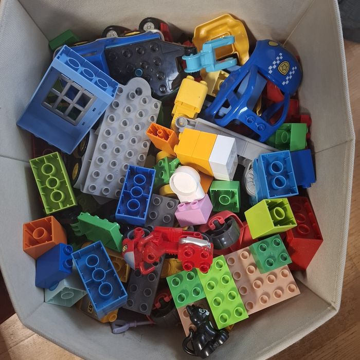 Mix lego duplo zestawy samochody zwierzęta itp