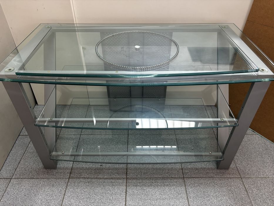 Mesa liga de aluminio e Vidro Laminado