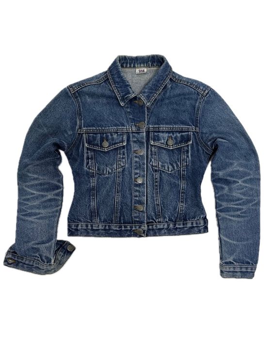 Джинсовка Blue Denim Jacket 00’s Fit opium archive custom y2k rap