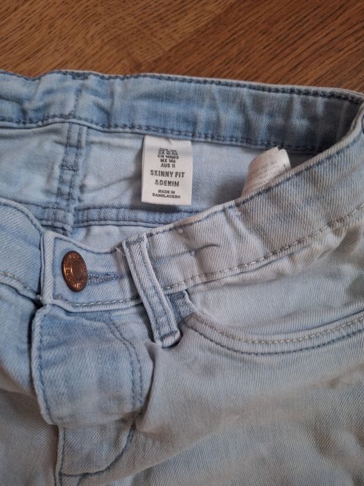 Denim dziewczęce spodnie r. 146