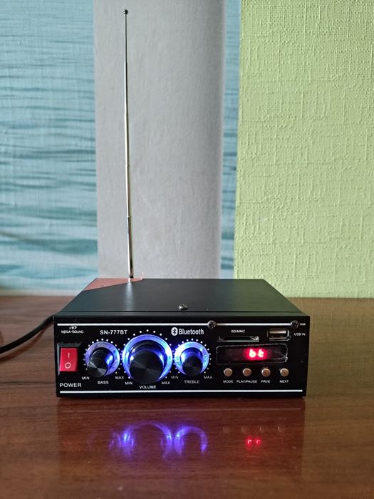 Підсилювач Mega-Sound SN-777BT (на запчастини або під відновлення)