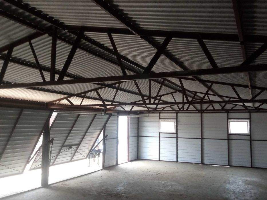 garaż blaszany 12x6, 6x6, 7x5, drewnopodobny, blaszaki, hale