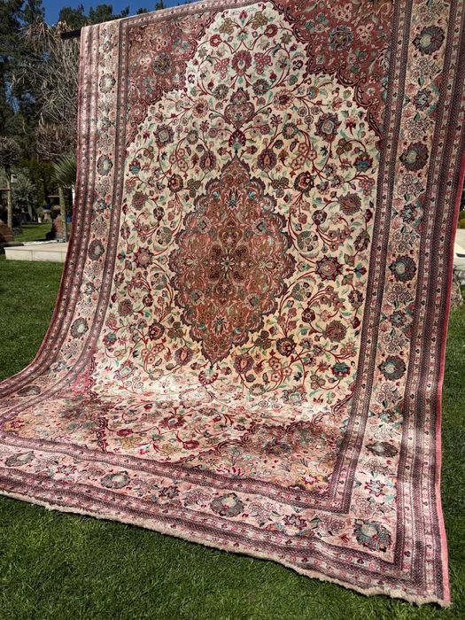 Dywan Jedwabny Na Jedwabiu Perski GHOUM / Qom 320x205 sklep 38 tyś