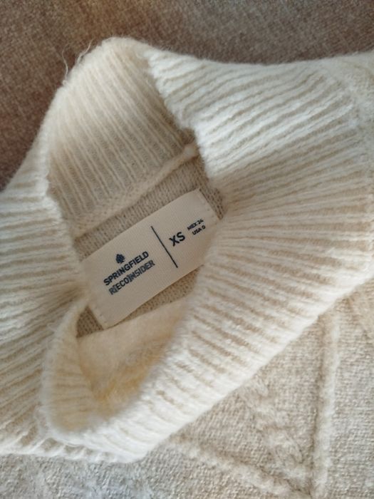 Vestido de manhã com meia gola mulher