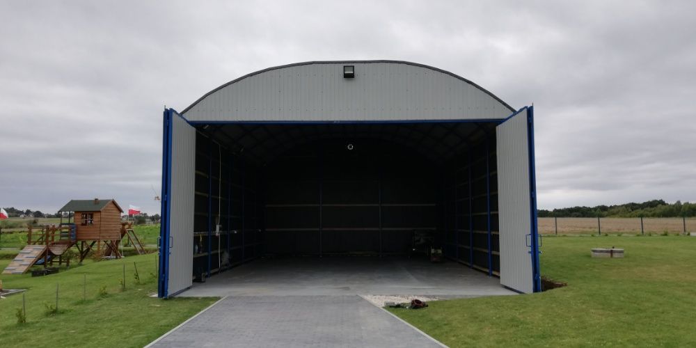 Hala łukowa wiata garaż obora magazyn