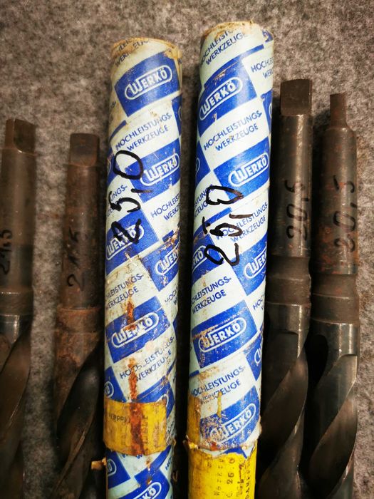 Wiertła profesjonalne do metalu  z płetwą nowe