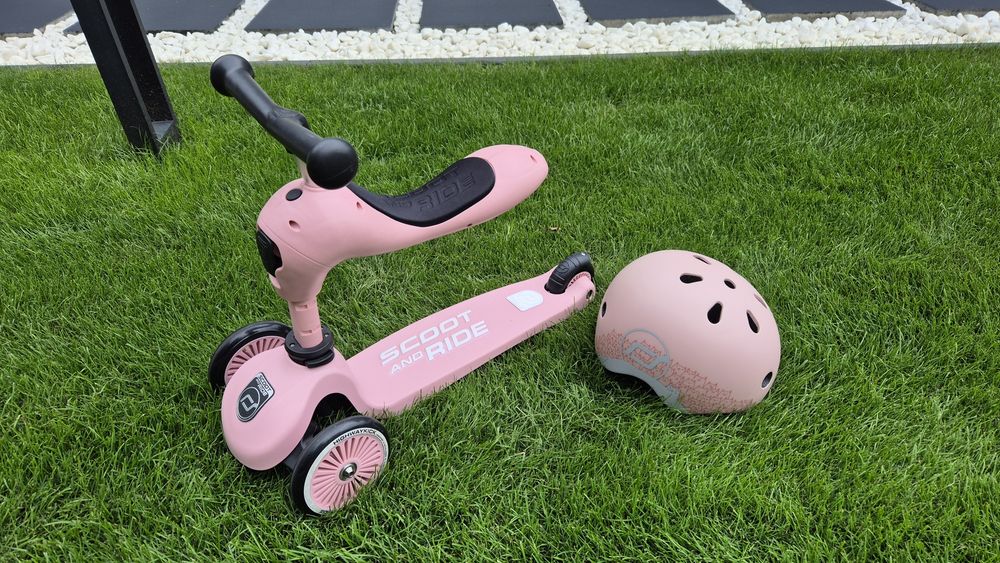 Scoot and Ride Highwaykick 2w1 + kask