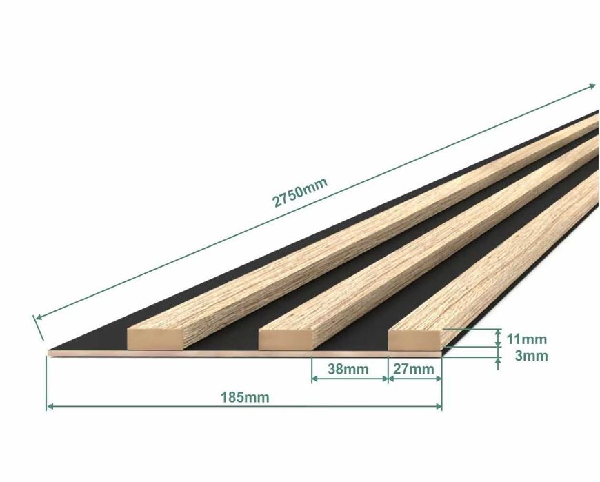 Lamele Smart  275 x 18,5 na płycie