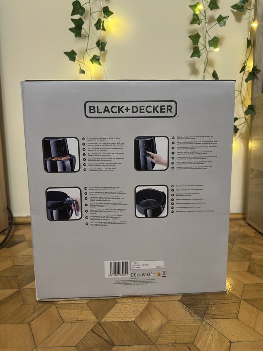 Air Fryer Black+Decker 1500W